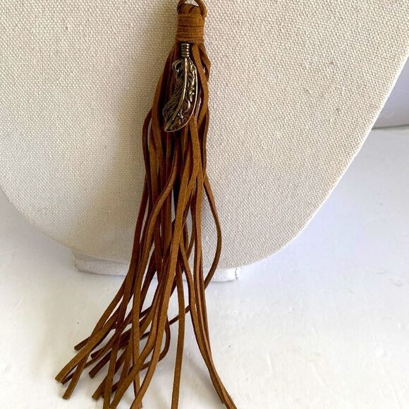 Gold color chain turquoise silver color beads copper color crystal extender new - Picture 2 of 4